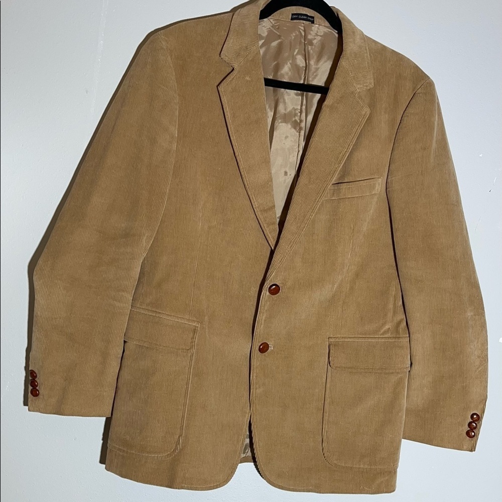 Woodmere Men COUNTRY CORDUROY Sport Coat Brown Jacket  Blazer 42R Two Button
